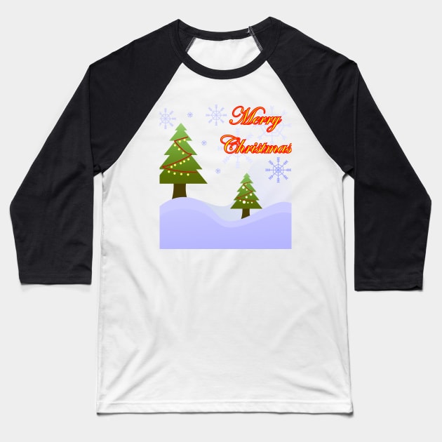 Merry chrismas Baseball T-Shirt by Danwpap2